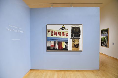 Rauschenberg Gallery left exhibition wall
