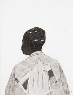 A drawing of a man 